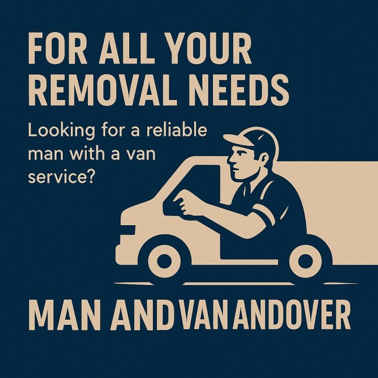 Man and Van Andover house removals and furniture delivery promotional image